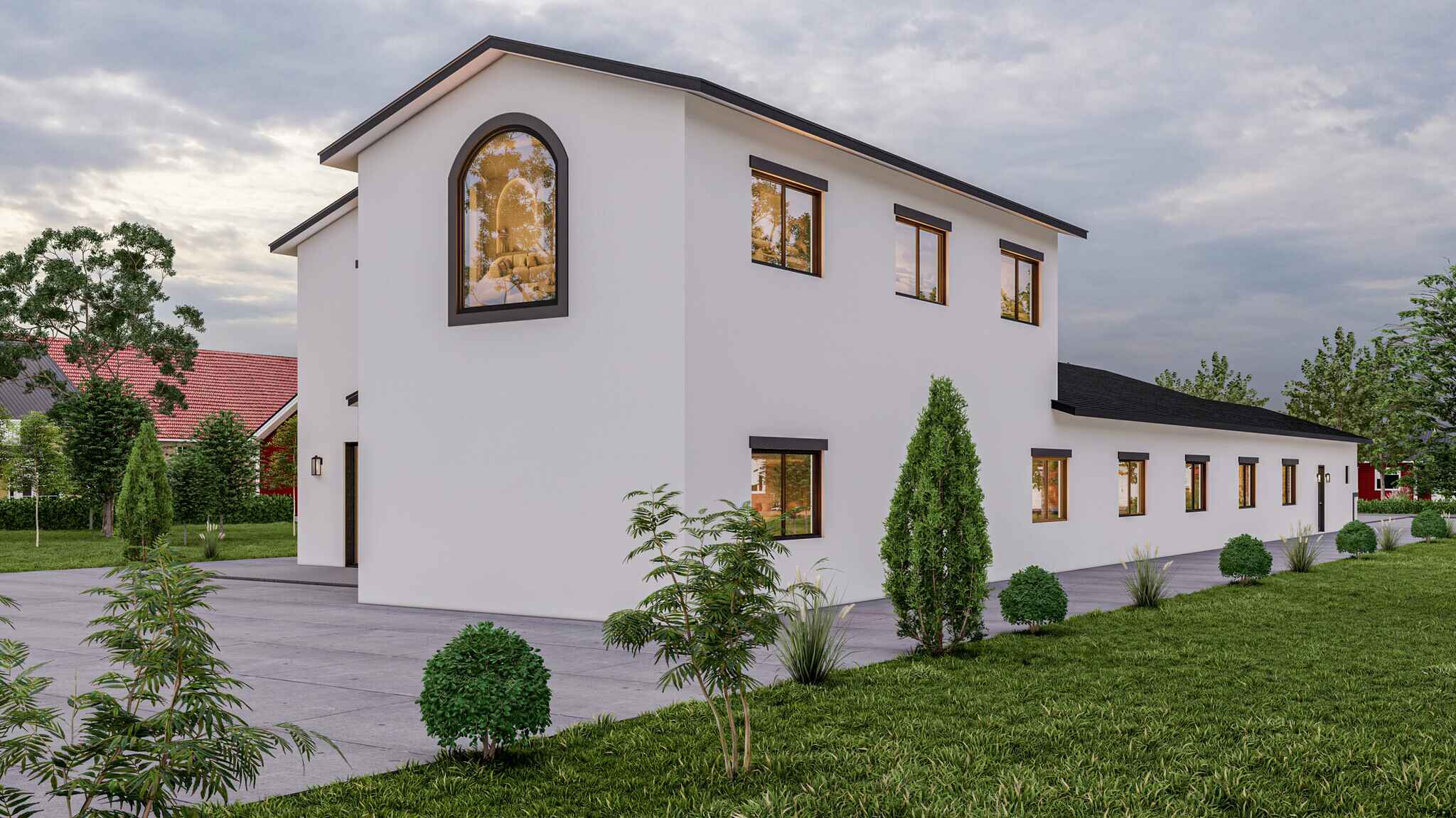 Exterior view of assisted living residence