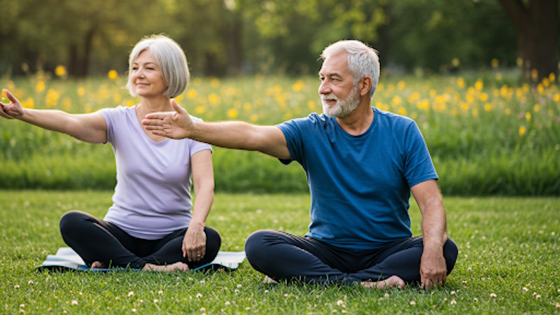 Image of people participating in activities, representing physical and mental activities