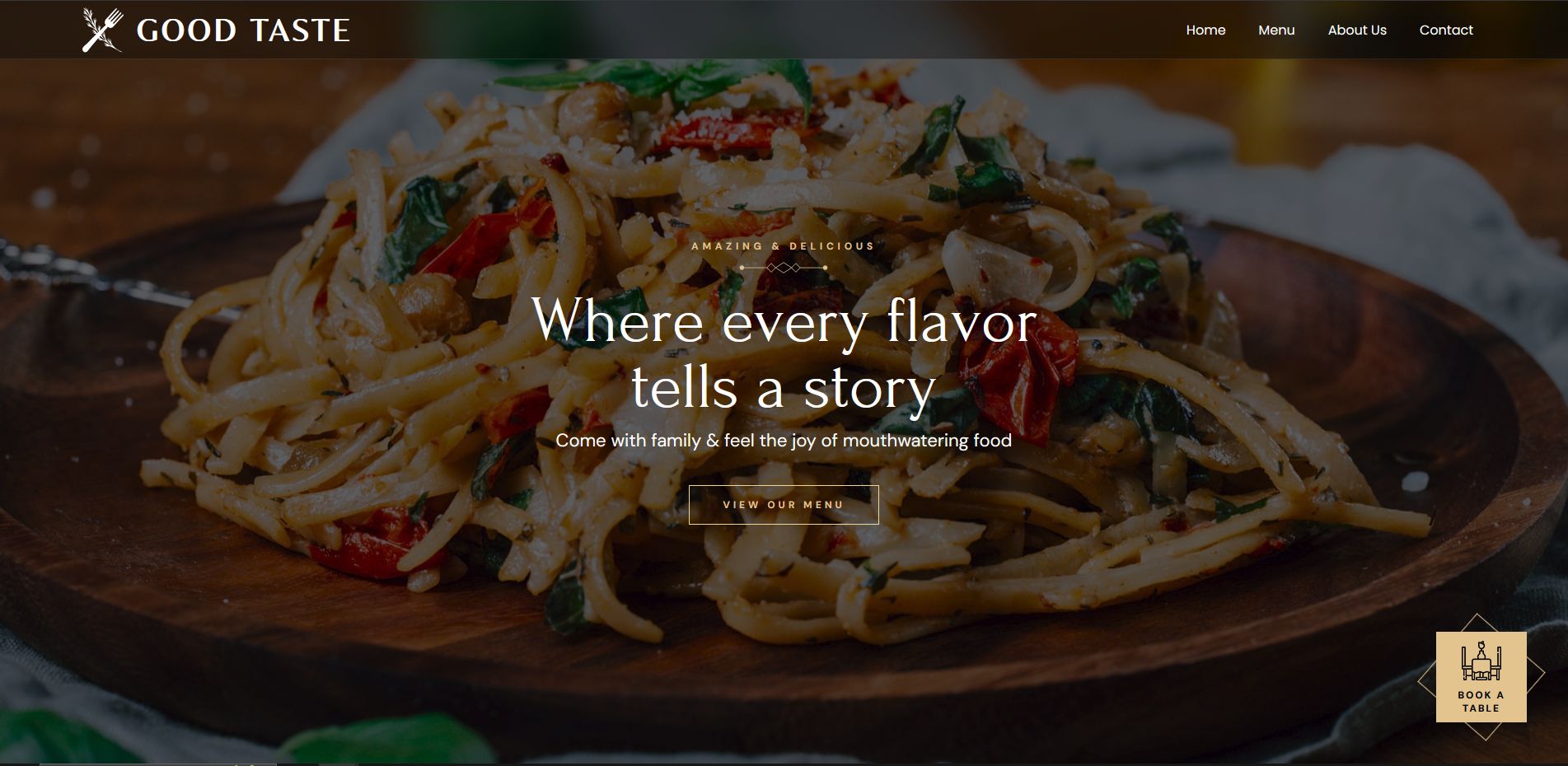 Restaurant Template Preview